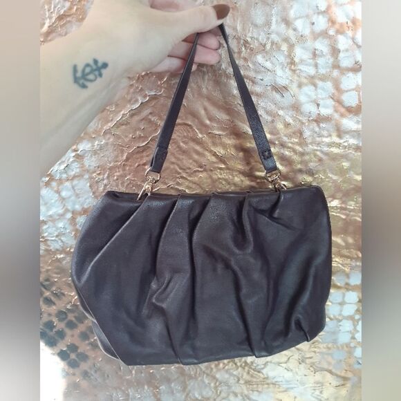 Nwot Zara Genuine Leather Burgundy Mini Bag - Picture 6 of 16